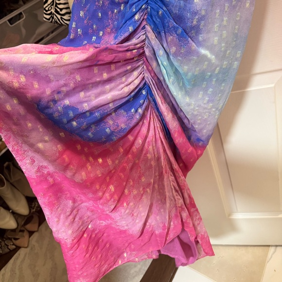 NWT Rococo Sand Cloud Ruched Midi Dress - Picture 11 of 13